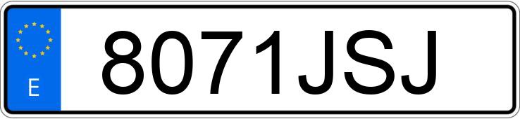 Numer rejestracyjny 8071JSJ posiada BMW SERIE 3 Numer rejestracyjny 8071JSJ posiada BMW SERIE 3