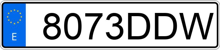 Numer rejestracyjny 8073DDW posiada PEUGEOT 206 Numer rejestracyjny 8073DDW posiada PEUGEOT 206