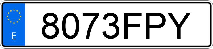 Numer rejestracyjny 8073FPY posiada OPEL CORSA Numer rejestracyjny 8073FPY posiada OPEL CORSA