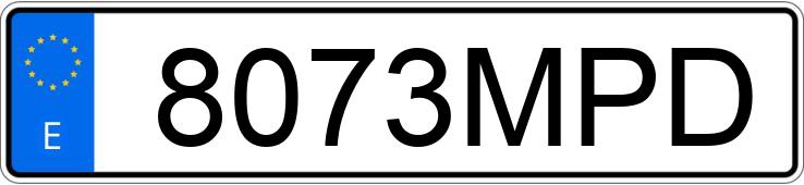 Numer rejestracyjny 8073MPD posiada CITROEN C4