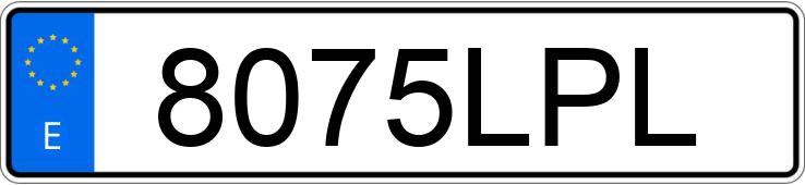 Numer rejestracyjny 8075LPL posiada CITROEN C4