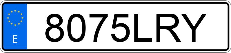 Numer rejestracyjny 8075LRY posiada HYUNDAI I30