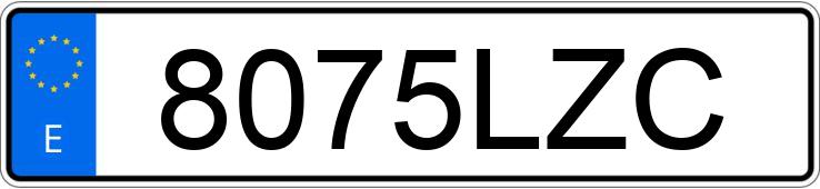 Numer rejestracyjny 8075LZC posiada BMW SERIE 1