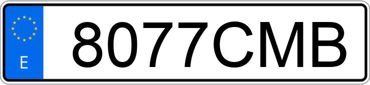 Numer rejestracyjny 8077CMB posiada NISSAN X-TRAIL