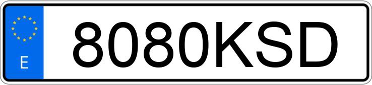 Numer rejestracyjny 8080KSD posiada AUDI Q8 Numer rejestracyjny 8080KSD posiada AUDI Q8