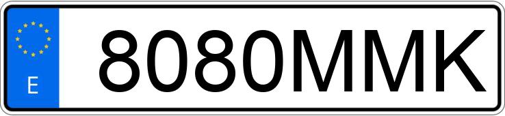 Numer rejestracyjny 8080MMK posiada HYUNDAI BAYON