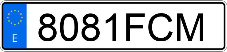 Numer rejestracyjny 8081FCM posiada IRISBUS CITYCLASS