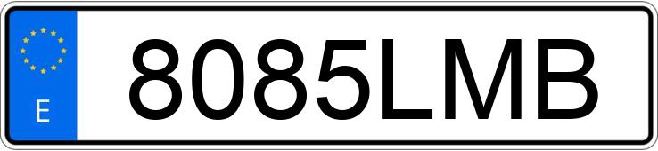 Numer rejestracyjny 8085LMB posiada SEAT LEON