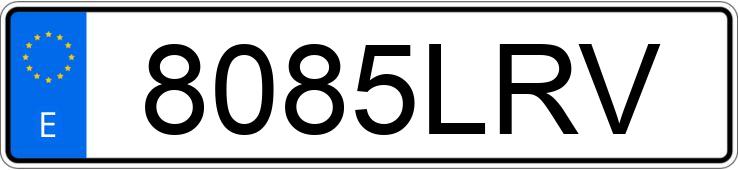 Numer rejestracyjny 8085LRV posiada BMW X6