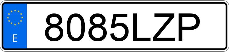 Numer rejestracyjny 8085LZP posiada MERCEDES GLC (253)