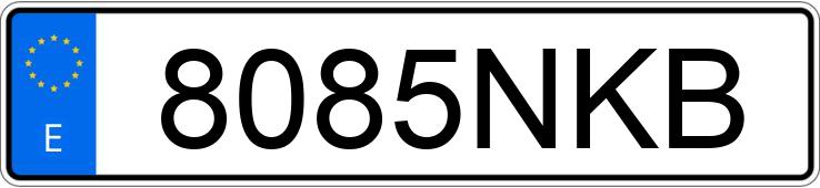 Numer rejestracyjny 8085NKB posiada MERCEDES A (168-169)