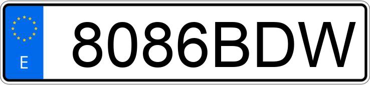 Numer rejestracyjny 8086BDW posiada CITROEN XSARA Numer rejestracyjny 8086BDW posiada CITROEN XSARA