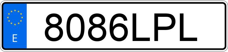 Numer rejestracyjny 8086LPL posiada RENAULT ZOE