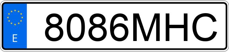 Numer rejestracyjny 8086MHC posiada VOLKSWAGEN CRAFTER