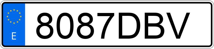 Numer rejestracyjny 8087DBV posiada ALFA ROMEO 147 Numer rejestracyjny 8087DBV posiada ALFA ROMEO 147