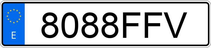 Numer rejestracyjny 8088FFV posiada FORD FIESTA Numer rejestracyjny 8088FFV posiada FORD FIESTA