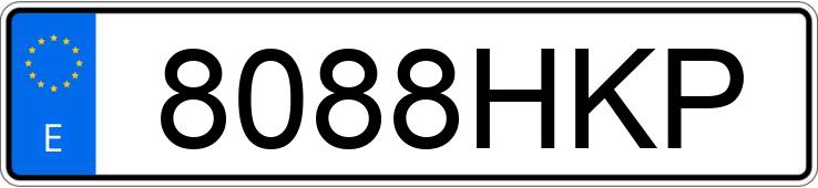 Numer rejestracyjny 8088HKP posiada YAMAHA YBR 125 Numer rejestracyjny 8088HKP posiada YAMAHA YBR 125