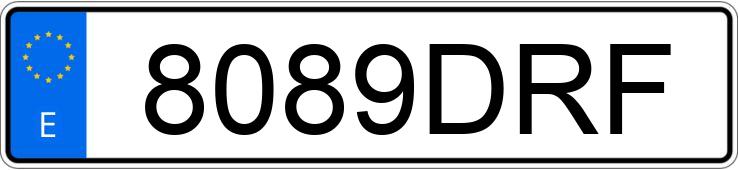 Numer rejestracyjny 8089DRF posiada MERCEDES CLK (208-209)