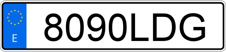 Numer rejestracyjny 8090LDG posiada FIAT 500 Numer rejestracyjny 8090LDG posiada FIAT 500