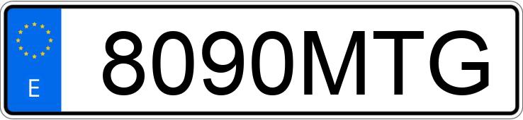 Numer rejestracyjny 8090MTG posiada MERCEDES CLE (236)