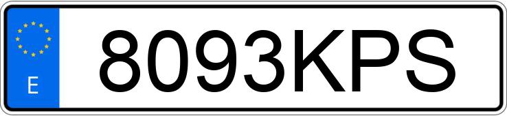 Numer rejestracyjny 8093KPS posiada BMW I3 Numer rejestracyjny 8093KPS posiada BMW I3