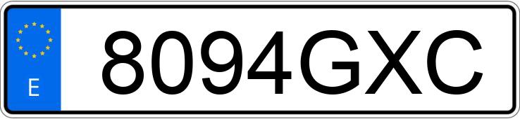 Numer rejestracyjny 8094GXC posiada FIAT PUNTO EVO