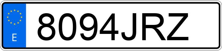 Numer rejestracyjny 8094JRZ posiada LAND ROVER RANGE ROVER EVOQUE