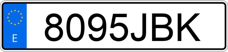 Numer rejestracyjny 8095JBK posiada PEUGEOT 2008 Numer rejestracyjny 8095JBK posiada PEUGEOT 2008