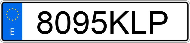 Numer rejestracyjny 8095KLP posiada DACIA DOKKER Numer rejestracyjny 8095KLP posiada DACIA DOKKER