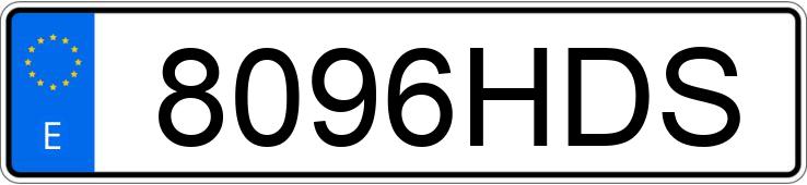 Numer rejestracyjny 8096HDS posiada MERCEDES E (212-207)