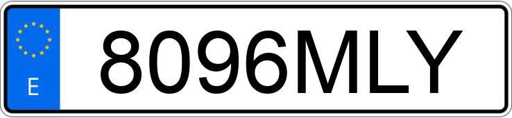 Numer rejestracyjny 8096MLY posiada VOLKSWAGEN TIGUAN