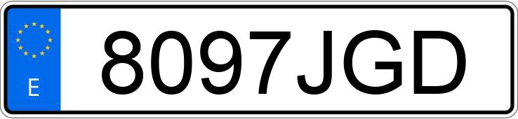 Registreringsnummeret 8097JGD har VOLKSWAGEN BEETLE