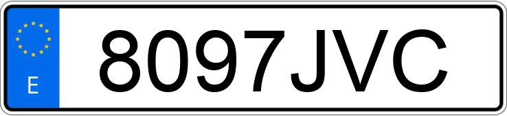 Numer rejestracyjny 8097JVC posiada HYUNDAI TUCSON