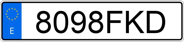 Numer rejestracyjny 8098FKD posiada DAELIM DAYSTAR