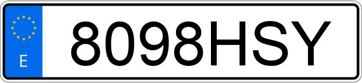 Numer rejestracyjny 8098HSY posiada MINI COUNTRYMAN