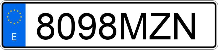 Numer rejestracyjny 8098MZN posiada CUPRA LEON Numer rejestracyjny 8098MZN posiada CUPRA LEON