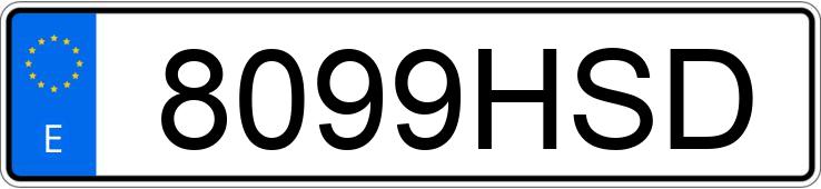 Numer rejestracyjny 8099HSD posiada CITROEN C4