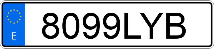 Numer rejestracyjny 8099LYB posiada RENAULT TRAFIC Numer rejestracyjny 8099LYB posiada RENAULT TRAFIC