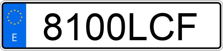 Numer rejestracyjny 8100LCF posiada BMW SERIE 4