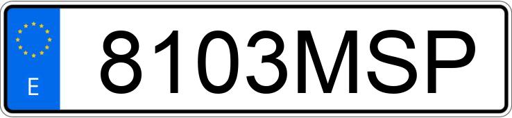 Numer rejestracyjny 8103MSP posiada PEUGEOT 2008