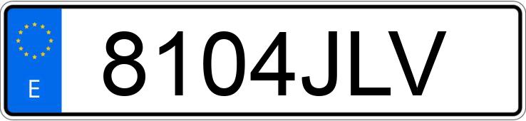 Numer rejestracyjny 8104JLV posiada TOYOTA AYGO