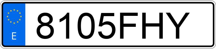 Numer rejestracyjny 8105FHY posiada CHEVROLET-GM CAPTIVA