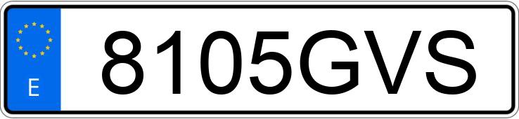 Numer rejestracyjny 8105GVS posiada SEAT IBIZA Numer rejestracyjny 8105GVS posiada SEAT IBIZA