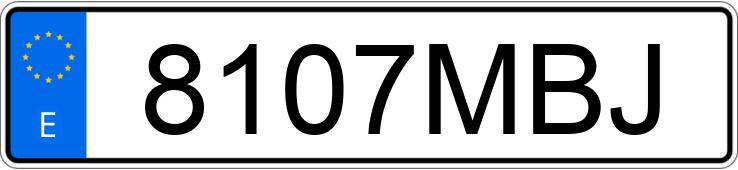 Numer rejestracyjny 8107MBJ posiada LYNK & CO 01