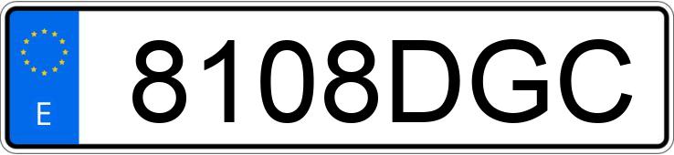 Numer rejestracyjny 8108DGC posiada CITROEN BERLINGO