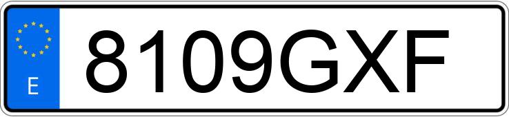 Numer rejestracyjny 8109GXF posiada MERCEDES VITO Numer rejestracyjny 8109GXF posiada MERCEDES VITO