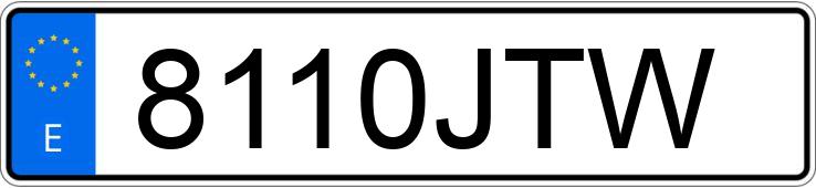 Numer rejestracyjny 8110JTW posiada VOLKSWAGEN CC Numer rejestracyjny 8110JTW posiada VOLKSWAGEN CC