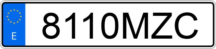 Numer rejestracyjny 8110MZC posiada OPEL CORSA