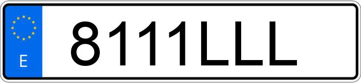 Numer rejestracyjny 8111LLL posiada FORD FOCUS