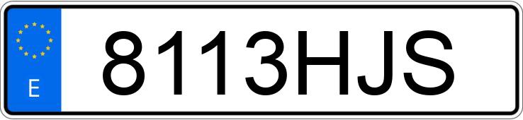 Numer rejestracyjny 8113HJS posiada CITROEN C4